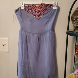 Francescas strapless dress small